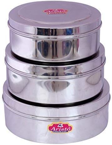 Aristo Stainless Steel VR581 Stainless Steel Jars - 2250 ml, 1 Pieces, Silver