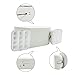 HYD-Parts 6 Packs Two Heads Emergency Light Fire Exit Lighting LED Emergency Light Standard (Square Head)