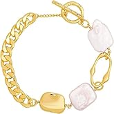 Sylph Gold Bracelets for Women, Watchband/Adjustable Slider Bracelet Twist Bar Chain Bangle Bracelets Friendship Jewelry Gifts for Everyday Wear