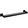 28 Inch Towel Bar VELIMAX 20-Inch Stainless Steel Towel Bar – Wall Mounted Bathroom Towel Rack, Polished Finish Chrome Towel Bar