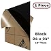 MIFFLIN Cast Plexiglass Sheet (Opaque Black, 1 Piece, 24