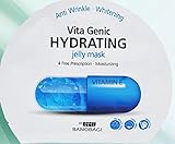 Banobagi Vita Genic Jelly Mask Pack (10pcs) Lifting Hydrating Whitening Relaxing (Hydrating)