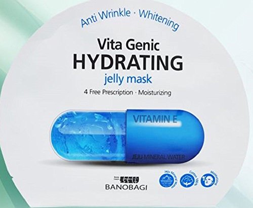 Banobagi Vita Genic Jelly Mask Pack (10pcs) Lifting Hydrating Whitening Relaxing (Hydrating)