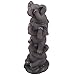 See, Hear and Speak No Evil Elephants Totem Statue for African Jungle Safari Decor or Whimsical Animal Figurines As Decorative Birthday Gifts That Bring Luck
