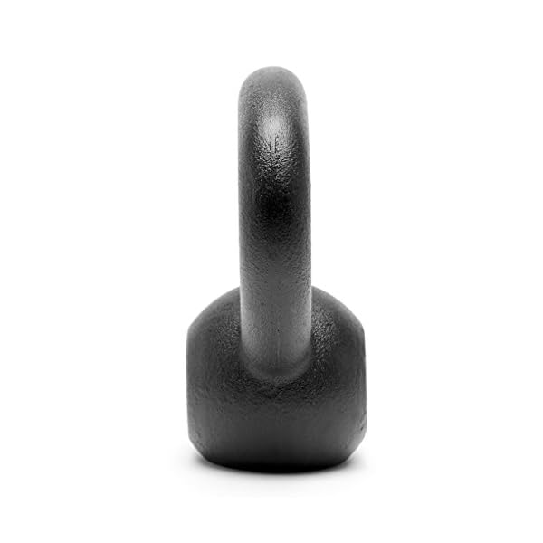 Unipack Premium Powder Coated Solid Cast Iron Kettlebell Weights 5, 10, 15, 20, 25, 30, 35, 40, 45 lbs - Image 4