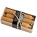 YIH 6-Piece Taper Candles, 5.5-Inch， Pumpkin