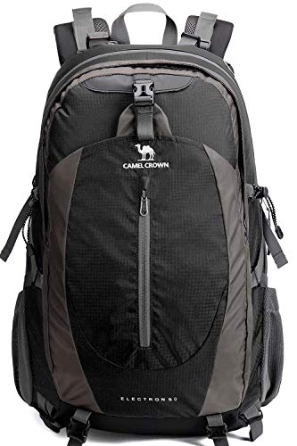 CAMEL CROWN 40L/50L Waterproof Hiking Backpack Travel Daypack Backpacks for Outdoor Camping Trekking Backpacking