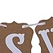 OULII LOVE IS SWEET Paper Garland Banner Wedding Banner Party Decoration