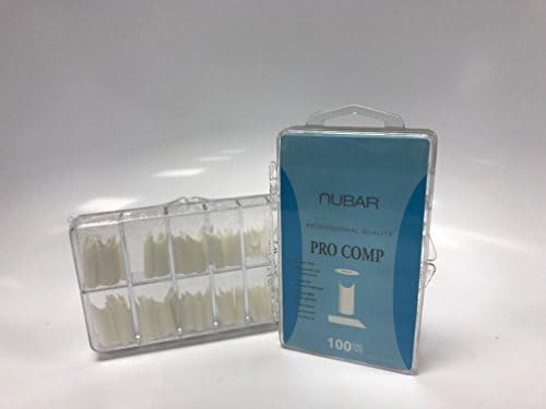 Nubar Professional Salon Quality Pro Comp White Nail Tips