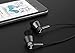 Marsno M2 Wired In Ear Headphones, Earbuds, Full Metal Earphones with Mic and Volume Control, High Definition, Noise Isolating, Deep Bass, Ergonomic Design &Crystal Clear Sound,3.5mm Jack,Grey Housing