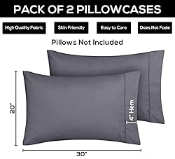 Utopia Bedding Queen Pillowcases - 2 Pack