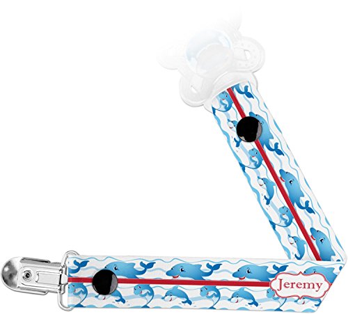 Dolphins Pacifier Clips (Personalized)