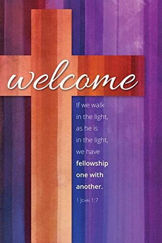 Welcome Folder -"Welcome" - KJV Scripture - (Pack of 12)