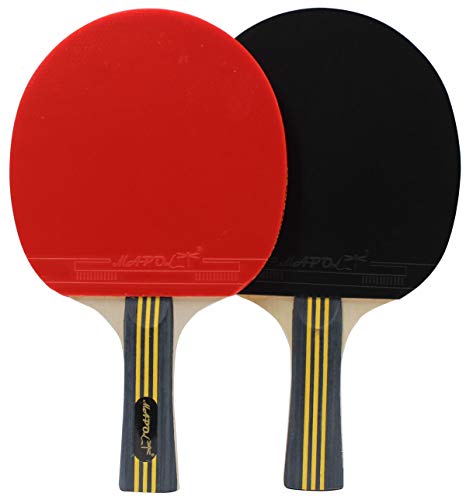 MAPOL Tischtennis-Set Für 4 Spieler – Inkl. 4 Schläger, 108 Bälle & Tasche Für Indoor & Outdoor
