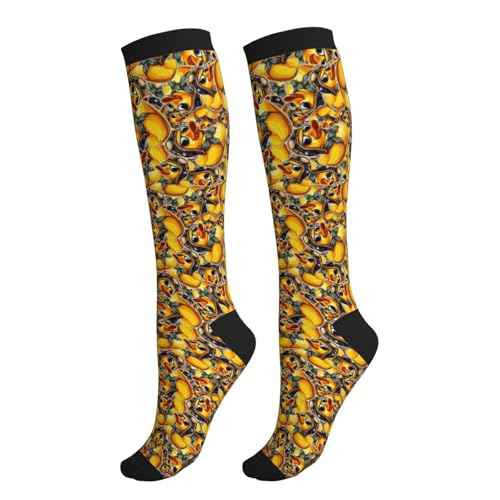 thmnj Duck Compression Socks Knee High Support Socks Women Circulation Stockings for Athletic Running Cycling Flying at Amazon