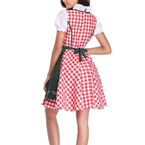 image for MIS1950s Women's German Oktoberfest Dirndl Dress Bavarian Beer Maid Co