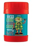 Crocodile Creek Kids Eco Robot Insulated Stainless Steel Food Jar, Blue, 11.5 oz