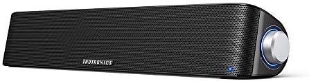 TaoTronics Computer Speaker, Bluetooth 5.0 Wireless PC Soundbar, Stereo USB Powered Sound Bar Speaker for Computer Laptop Smartphone Tablet Game Console, Aux Connection 1 TaoTronics Computer Speaker, Bluetooth 5.0 Wireless PC Soundbar, Stereo USB Powered Sound Bar Speaker for Computer Laptop Smartphone Tablet Game Console, Aux Connection