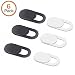 Camera Cover Slide, Webcam Cover Slider, Smartphone Webcam Sticker, Laptop Camera Cover, Camera Blocker Protect Privacy Perfect Laptop Camera Cover for Phone, Tablet, Laptop (6 Pack (3 Black+3 White)) primary