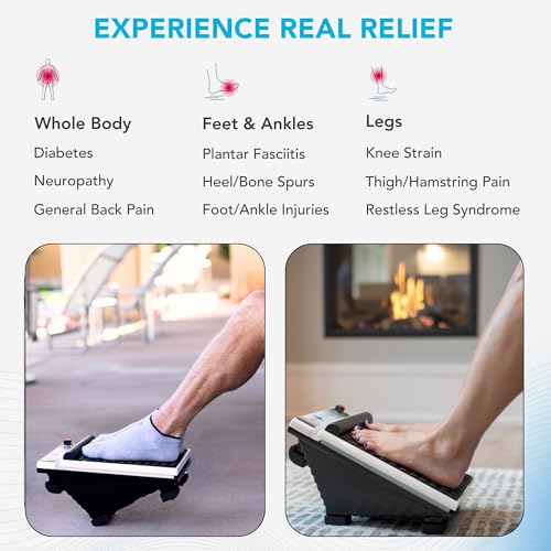 MedMassager Foot Massager Plus | Deep Tissue Massage Therapy, at-Home Massager, Dual Speed, Portable & Compact, Fast Relief from Neuropathy, Improves Blood Circulation MMF07