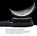 MEXITOP Ionic Hair Straightener Crescent Brush Comb,MCH Ceramic Heating, LED Display, Adjustable Temperatures, Anti Scald Hair Straightening for All Hair Types/4 Bonus Included/Matt Black