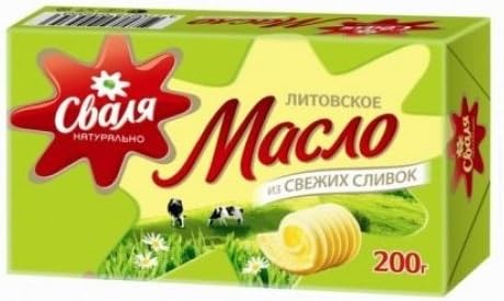 (pack of 3) Imported Unsalted Butter Svalia (7 oz / 200g)
