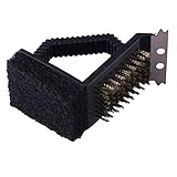 Zehui 3-In-1 Multipurpose BBQ Grill Brush Portable Barbecue Grill Cleaner Tools