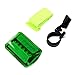 7 Function 5 LED Green Safety Flasher with Strap and Bike Attachment - 2 Pack