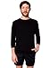 American Apparel Unisex Poly-Cotton Baseball Raglan Tee (BB453) - Black - Large