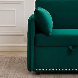 55-inch Loveseat Pull Out Sofabed ,Modern 3 in 1