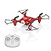 Mini Drone,REALACC X21 Mini Quadcopter Drone 2.4G 4CH 6Aixs Headless Mode Altitude Hold Mode Remote Control Drone Helicopter Nano Quadcopter RC Toy RTF(Red)