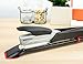 Bostitch Office Booklet Stapler - One Finger, No Effort, Spring Powered, Long Reach Stapler - Silver (1610)