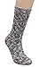 Women's Winter Vintage Cotton Wool Knit Long Crew Socks 4 Pairs 5-10 WS18 (4Pairs)