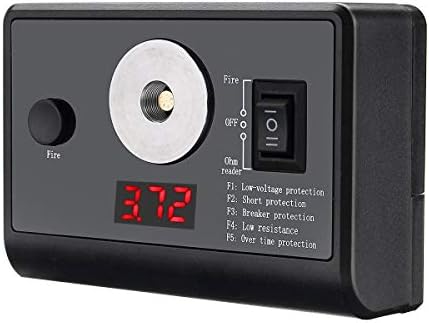 521 Mini Tab Coil Tester Burner Measured Resistance Ohm Meter DIY Tool Digital Display