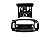 Dependable Direct Tailgate Handle & Bezel Textured Black Rear Exterior Replacement for Chevy Silverado GMC Sierra (99 00 01 02 03 04 05 06 07 Classic) - Clips Included - GM1915105 GM1916102