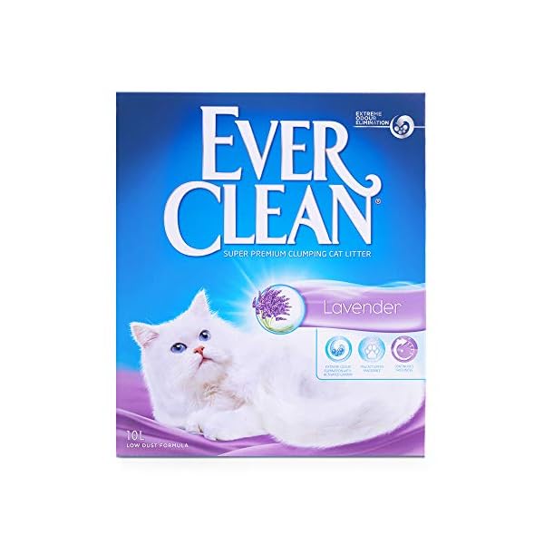 Ever Clean Lettiera Agglomerante Lavanda, 10.Litri, Profumata