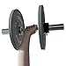 Titan Fitness Pair 20in Loadable Olympic Dumbbell Bars, 400 LB Capacity Each, Knurled Handles for Home Gym Strength Training