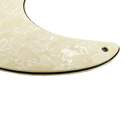 Buy IKN 3Ply Aged Cream Pearl P Bass Style Pickguard Scratch Plate w/Screws for Precision Bass