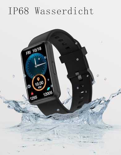 Pedometer Watch (Without App/Without Mobile Phone) 1.47 Inch Screen Simple Fitness Tracker Smartwatch with Calorie Counter Sleep Monitor Stopwatch Waterproof Timer Walking Running Fitness Watch for Seniors / Men / Women