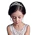 Kids Flower Girls Wedding Party Costume Princess Crystal Heart Tiara Crown