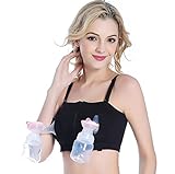 Hands Free Breastpump Bra Soft Bras for Breastfeeding (XS-L)