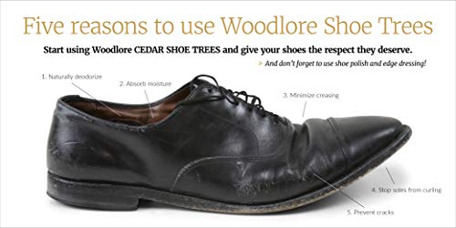 WOODLORE MEN'S CEDAR SHOE TREE 3-PACK (for 3 pairs of shoes) - MADE IN USA (MEDIUM Fit 9-10, 3-PACK)