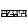 Unitec 84527 Kentekenplaathouder zwart