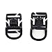 OneTigris 4pcs Tactical 360 Rotation D-Ring Clips MOLLE Webbing Attachment Backpacks EDC (Black)