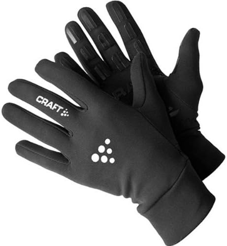 Craft Running Thermal Multi-Grip Gloves, Medium, Black
