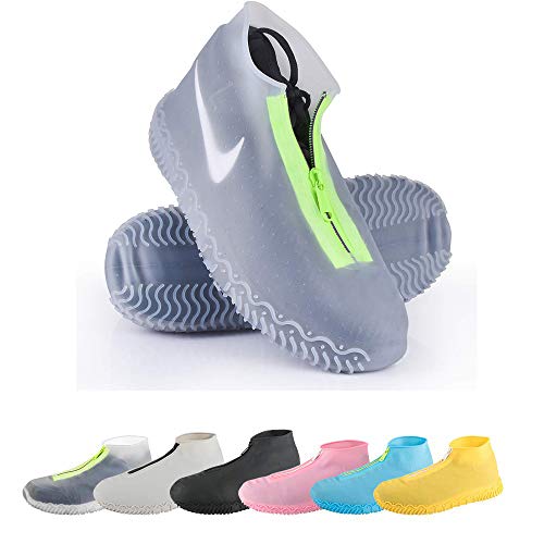 MATOP Silicone Waterproof Shoe Cover,Reusable No-Slip Rain Snow Boot Overshoes with Waterproof Zipper for Cycling,Camping,Fishing,Garden,Outdoor - Thumbnail 7