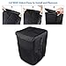 Hanging Car Trash Can Bin - PowerTiger Car Garbage Cans Bag with Lid & 3 Mesh Storage Pockets 2.64 Gallon