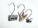 Doupoo Home Decorative Handbag High-Heel Shoes Lipsticks Shower Curtain Hooks Rings Make Up Set of 12