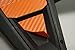 Decal Concepts Orange Carbon Fiber Steering Wheel Inlay Decal Kit - Fits Polaris RZR 1000