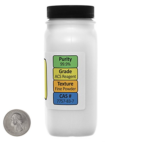 Sodium Sulfite [Na2SO3] 99.9% ACS Grade Powder 8 Oz in a Space-Saver Bottle USA